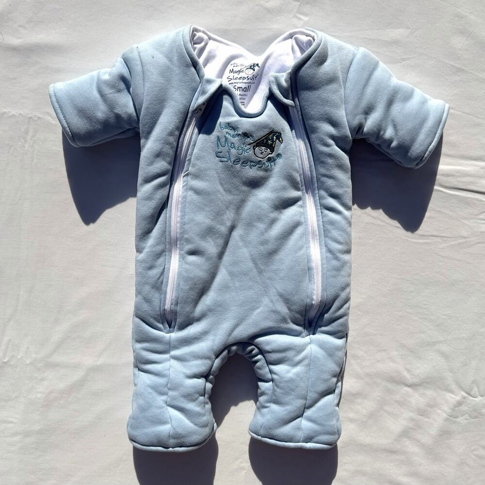 Baby Merlin’s Magic Sleepsuit Baby Small 3-6 Months 12-18 Lbs Blue